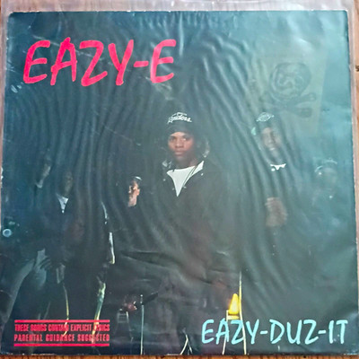 Eazy-E Eazy-Duz-It Vinyl LP Black, Ruthless Records Rap & Hip-Hop Sleeve