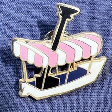 Disney pin 36281 Disneyland Adventureland Jungle Cruise Boat Original Lands pink