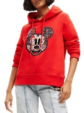 DESIGUAL 22WWSK47 Damen Sweatshirt Shirt Urban Mickey Mickey Maus Disney