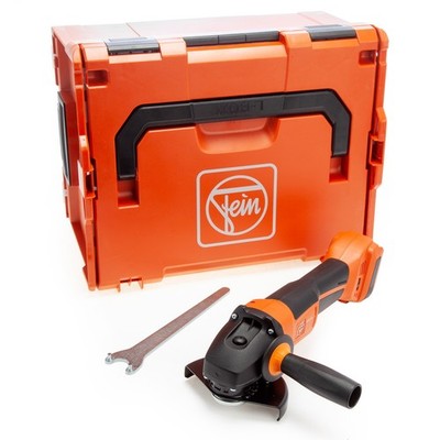 Fein Angle Grinder Body Only in L Boxx 125mm 18V AMPShare CCG 18-125-10 PD AS
