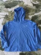 YOUTH Vineyard Vines Hooded T SHIRT Long Sleeve Blue Size XS