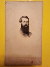 CDV of Union Sgt John W. Bigelow, 10th MA Inf w/ rare Miller of Boston Backmark