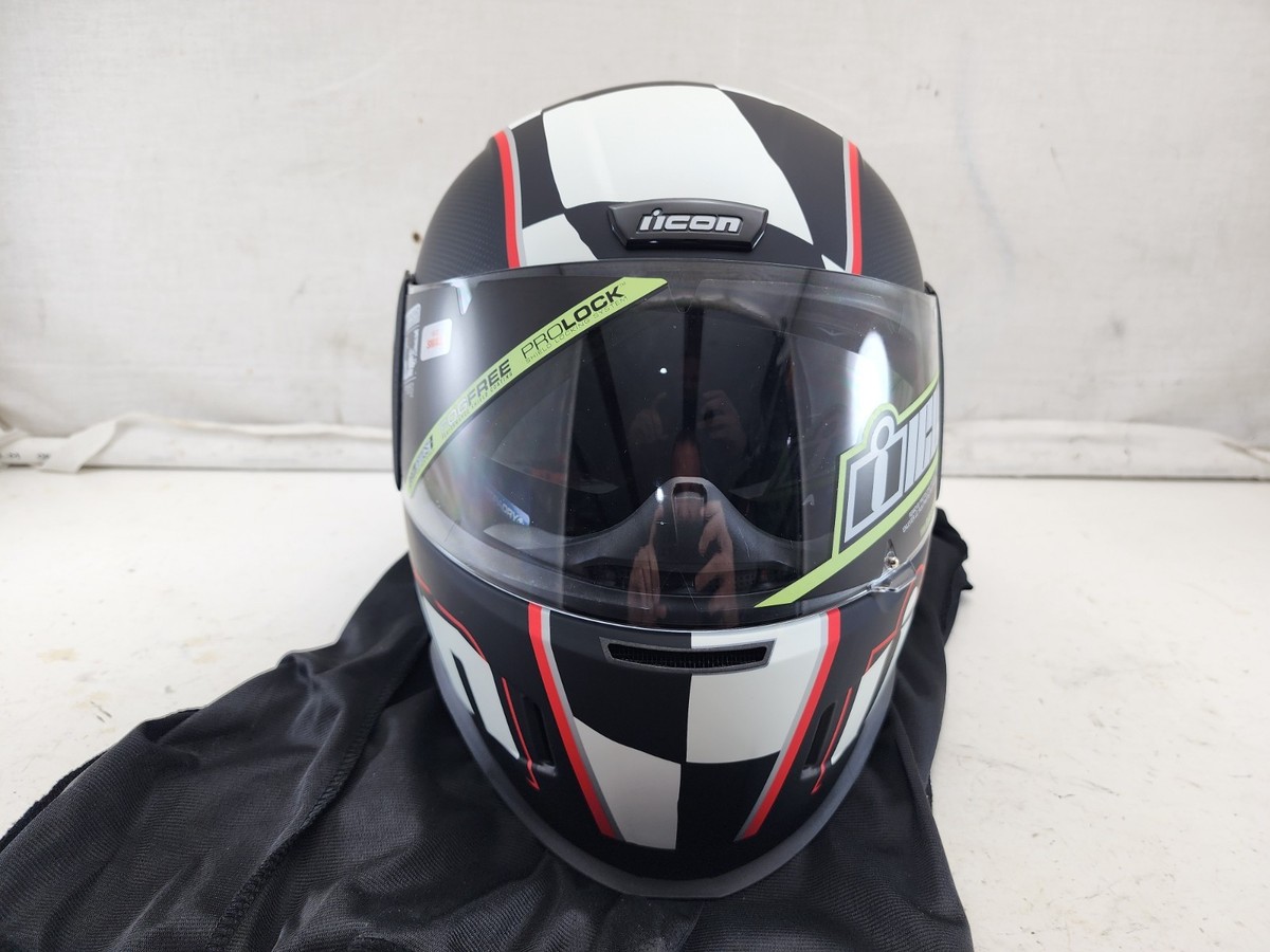 NEW Icon Airform Death or Glory Skull Full Face Helmet - Size S