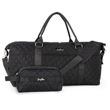 Travel Duffel Bag - Weekender Bags for Women, Carry On Overnight Bag with Sho...