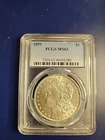 1891 Morgan Silver Dollar $1 - PCGS MS 63 - Gold Shield NFC