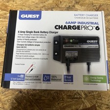 Guest Charge Pro 6a Battery Charger 1 Bank 12v On-board Marine Boat 120v Global Guest Charge Pro 6a Battery Charger 1 Bank 12v On-board Marine Boat 120v Global