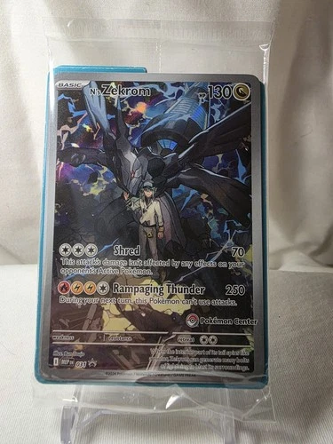 N's Zekrom (Pokemon Center Exclusive) 031 Holo Mega Evolution Promo SEALED NM - product listing photo