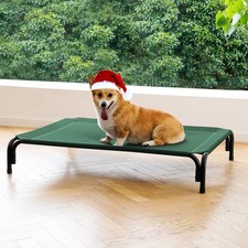 Elevated Dog Bed Raised Outdoor Dog Cot for Medium Dogs, Installation Require...