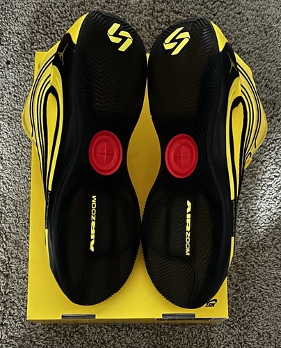Size 9M- Quai 54 x Jordan Luka 4 Tour Yellow HJ5196-700 - Picture 5 of 5