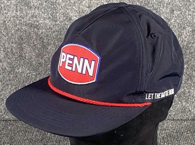 PENN Performance Rope Hat Blue Snapback  Let The Battle Begin  Fishing Cap NICE
