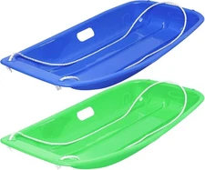 Children's Snow Sled - Durable, Cold-Resistant Toboggan with Reinforced Handles 