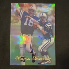 Topps 1998 Gold Label Peyton Manning #20 Rookie Indianapolis Colts NFL Card. rookie card picture