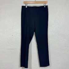 Adrianna Papell Dress Pants 8 Pull On Elastic Waist Ankle Cropped Stretch Career