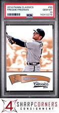 2014 PANINI CLASSICS #50 FREDDIE FREEMAN BRAVES POP 5 PSA 10