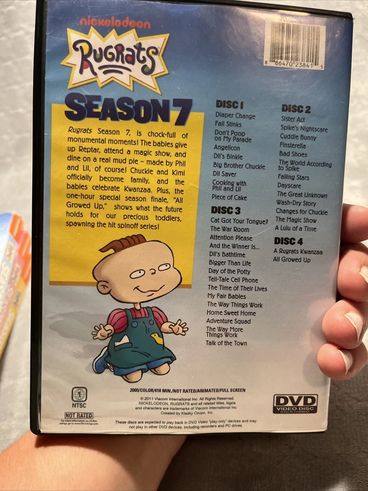 Rugrats Season 7 DVD R Complete Amazon On Demand Rare Foto 2 de 4