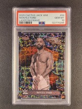 2025 Cactus Jack WM Montez Ford #4/20 Want the Smoke Laser Raywave PSA 10 POP 1