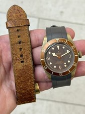 Tudor Black Bay Heritage Brown Dial on Brown Leather/Brown RubberB 79250BM 2