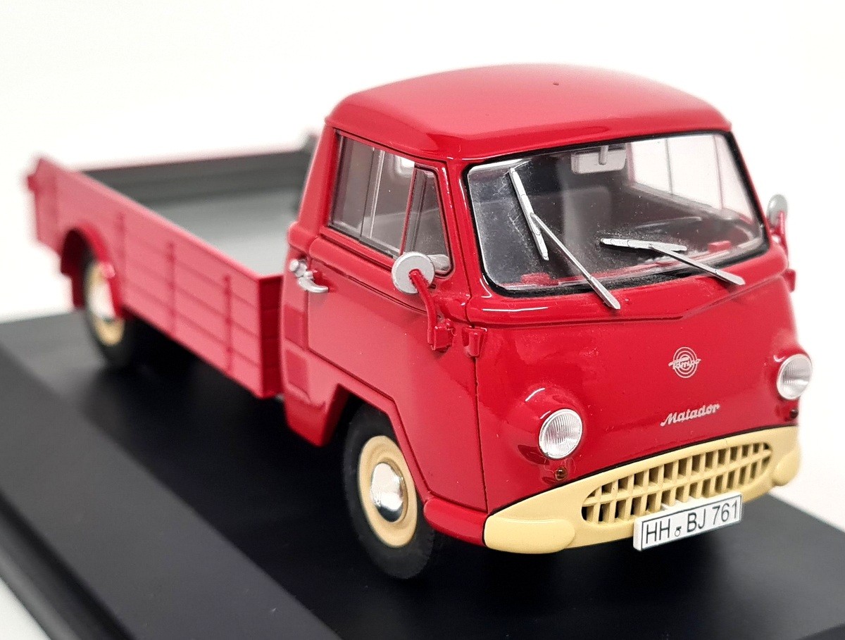 Schuco 1/43 Tempo Matador Pick Up Van Red Diecast Scale Model Car