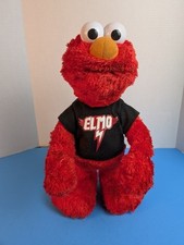 2010 Hasbro Let's Rock ELMO 14" Dancing, Singing Plush Toy Works Great