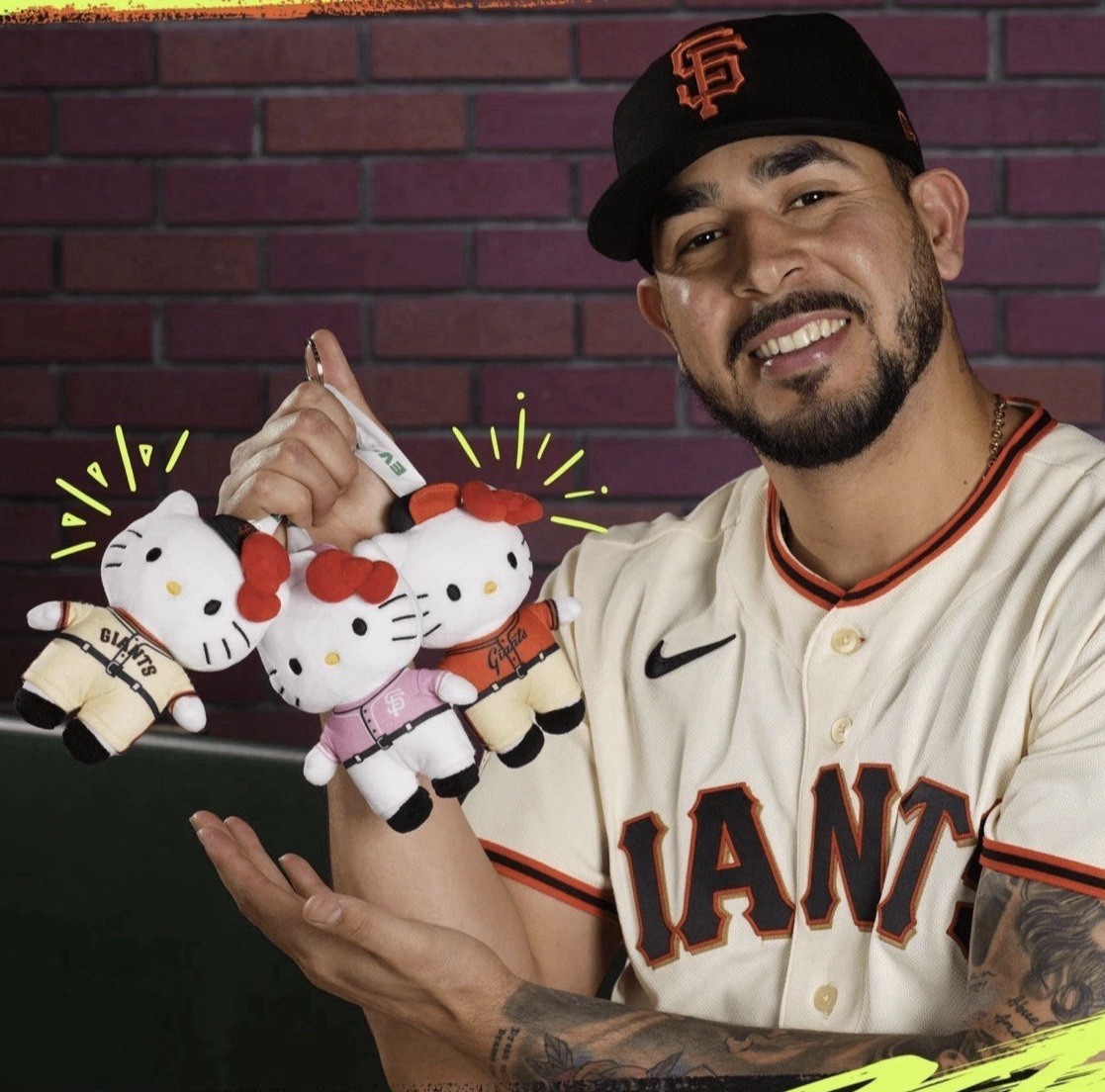 CREAM IN HAND* SGA San Francisco Giants 6/14/26 Hello Kitty Plush