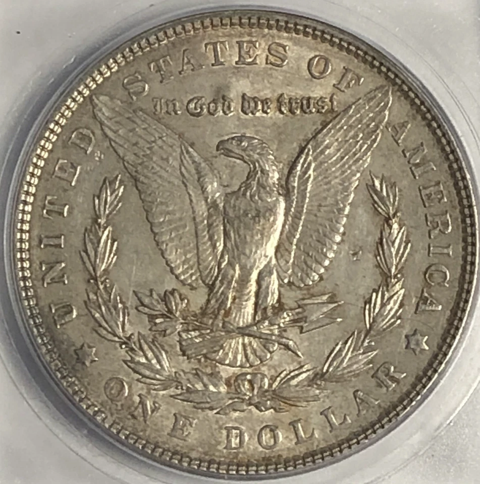 1903 MORGAN "ICG AU58" - LUSTER, METALLIC TONE, HIGH POINTS, FEATHERS, WINGS 💥✅ - Image 3 of 4