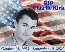 Charlie Kirk Photo 8x10 Lab Quality High Gloss Picture Rest in Peace Charlie