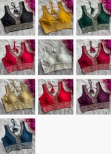 Readymade Saree Blouse Designer Choli Party Wear Indian Bollywood Top