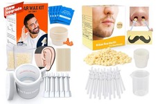 Fun Gift Set, 99 Pcs Waxing Kit for Effective and Easy Ear  Nose Hair...