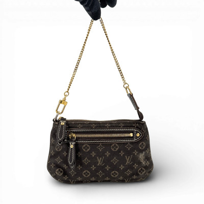 LOUIS VUITTON Pochette Accessoires Monogram Mini Lin Canvas Zip Pouch M62997