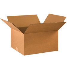 Medium Corrugated Shipping Boxes 22x18x12 - 15 Pack for Storage  Moving