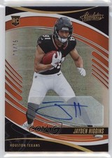 2025 Absolute Rookies Spectrum Orange Signatures /75 Jayden Higgins Auto pe8