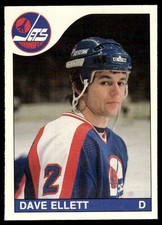 1985-86 O-Pee-Chee Dave Ellett RC #185 VIEW SCAN