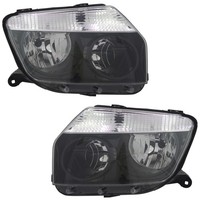 Scheinwerfer Set FüR Dacia Duster H79 H1 / H7 2010-2013 Schwarz