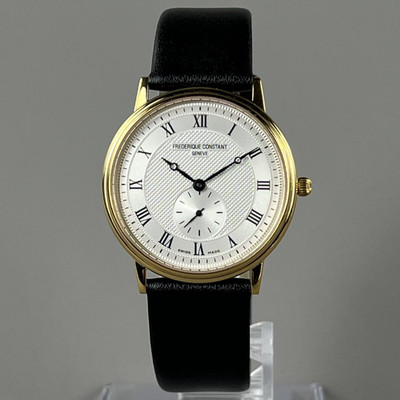 FREDERIQUE CONSTANT Slimline 34mm Small Seconds Quartz FC235X3S5/3S6 Cal.1064