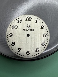 Vintage Bulova Accutron Watch Dial Parts Repair 29mm 218 Clean