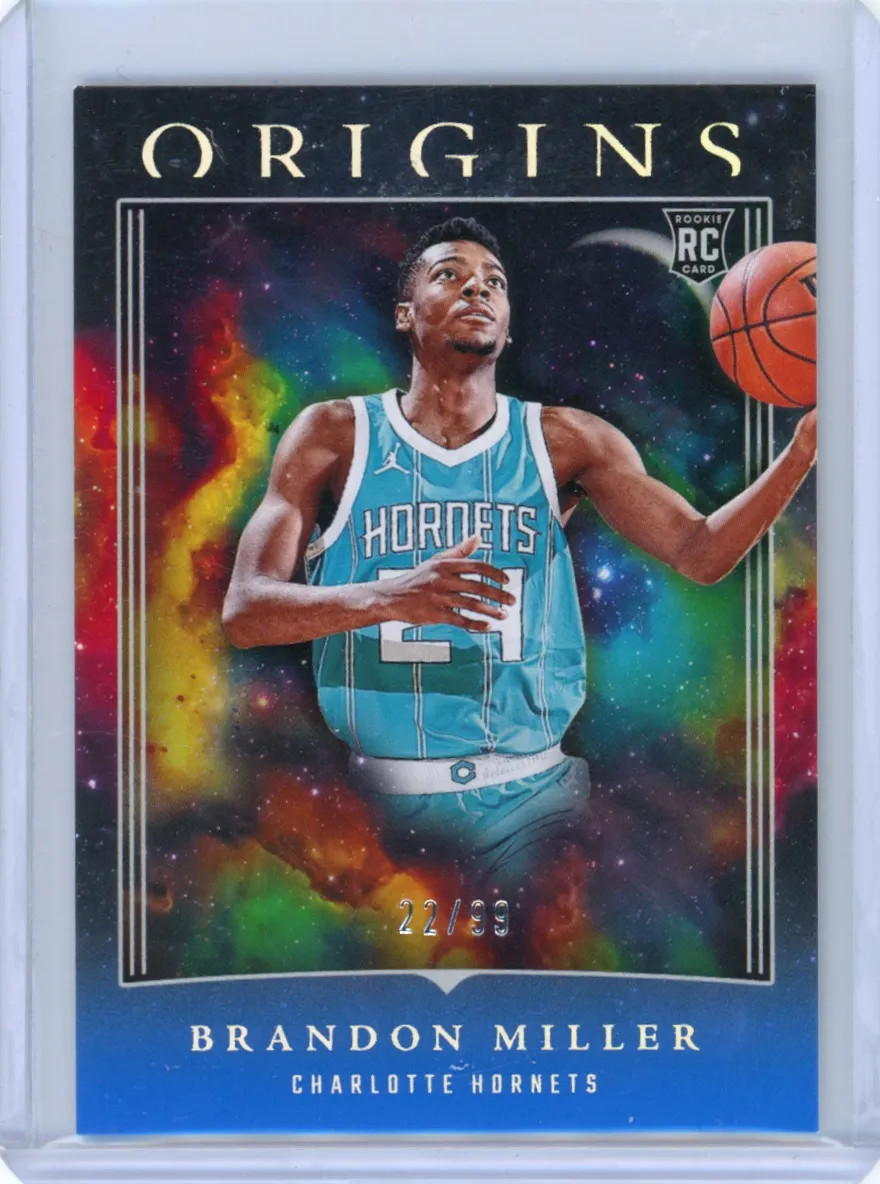 2023 Panini Origins Brandon Miller Blue #89 RC 22/99