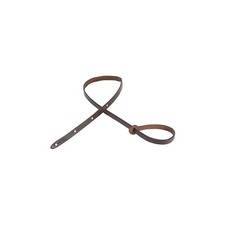 Levys M19VT Dark Brown Carving Leather Mandolin Strap New 
