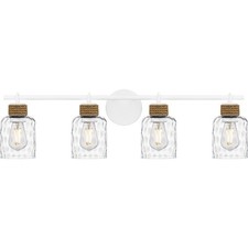 Matte White  Bathroom Vanity Light from the Baltic Collection