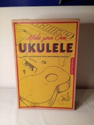 KIKKERLAND Sopran-Ukulele selber machen und dekorieren - Set für Ukulele zum Selbermachen