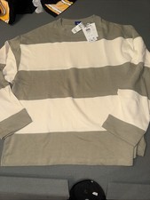 Jack Jones Bushwick Block/Cream Long Sleeve Pullover Sweater Men  s Size XL NWT