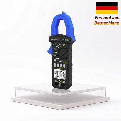 Zangenmultimeter 400A AC DC Digital Zangenamperemeter Stromzange NCV CAT