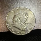 franklin half dollar USA 1952