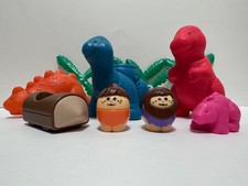 Little Tikes Dinosaur Mountain Dinosaurs, Figures, Log Car SUPER RARE!