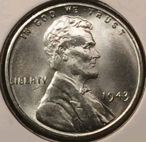 1943 Lincoln Steel Cent #8 Gem Unc