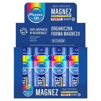 Plusssz Up Magnesio 100% Citrato Forte Shot Liquido 50 Ml, 12 Pezzi.