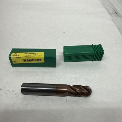 Gorilla Mill GM12BH4WTF , 1/2''x1x3 Solid Carbide Square End Mill