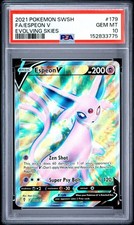 PSA 10 ESPEON V 179/203 FULL ART EVOLVING SKIES POKEMON 😍 on eBay