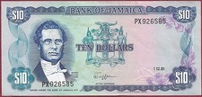 Jamaika/Jamaica 10 Dollars P-67b (1981)