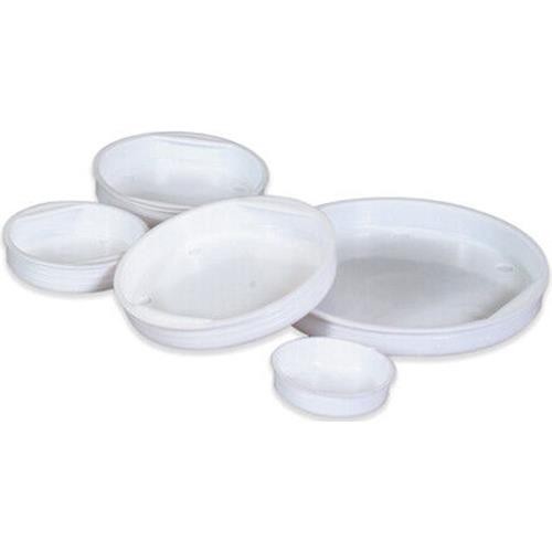 Plastic End Caps for Mailing Tubes, 3 Inch Diameter, White ( 100 Per Case )
