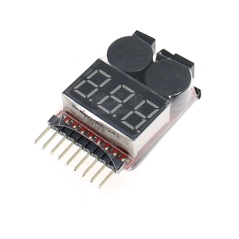 Lipo Alarm Piezo Tester Low Voltage Buzzer Checker Warner Saver Spannung 1-8s - Bild 4 von 4